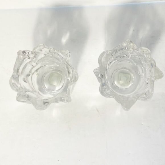 PartyLite Glacier Lights Votive Holders Set Of 2 - Retired - Picture 5 of 5